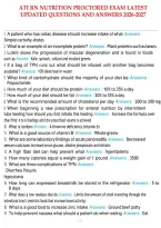 Ati Rn Nutrition Proctored Exam Latest Updated Questions And Answers 2026-2027&period;