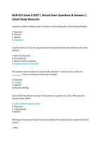NUR 612 Exam 4 2027 &vert; Actual Exam Questions & Answers &vert; Latest Advanced Health Assessment Study Resource