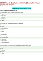 Classification and Nutrition 