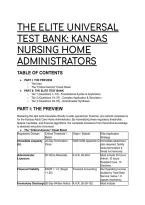 2026&sol;2027 THE ELITE UNIVERSAL TEST BANK&colon; Kansas Nursing Home Administrator &lpar;NHA&rpar; Exam Prep &vert; Q&A with Mentor Analysis