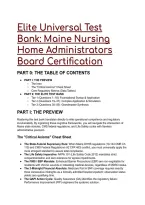Elite Maine NHA Practice Exam Test Bank 2026&sol;2027 &vert; Q&A with Mentor Rationales & Regulatory Cheat Sheets