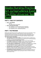 S-Tier Alaska Nursing Practice Act Jurisprudence Exam Test Bank &lpar;2026&sol;2027&rpar; &vert; Complete -Question Elite Guide