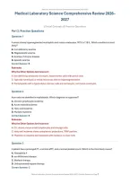 Medical Laboratory Science Comprehensive Review 2026&ndash;2027 &vert; Study Guide