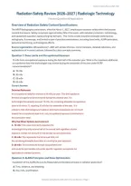 Radiation Safety Review 2026&ndash;2027 &vert; Radiologic Technology Exam Prep