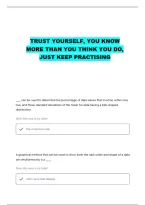 Bana 2372 Exam 1 Questions With Correct Answers