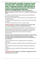 IICRC HST Health and Safety Technician Practice Test 2026&sol;2027 &vert; IICRC HST Certification Study Guide&comma; Occupational Health & Safety Questions & Answers&comma; GHS&comma; Hazard Assessment&comma; PPE&comma; Hazard Controls & Comprehensive Exam Prep
