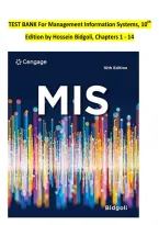 Test Bank for Management Information Systems 10th Edition by Hossein Bidgoli &ndash; Comprehensive MIS Practice Questions&comma; Information Technology Concepts&comma; Study Guide & Exam Preparation