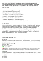 Wgu C213 Accounting For Decision Makers Objective Assessment Exam &vert; Latest&NewLine;Verified Questions And Detailed Answers&rsqb; &ndash; Questions And Answers &vert; Verified And&NewLine;Well Detailed Answers &vert; Plus Rationales &vert; Guaranteed Pass &vert; Latest Exam Update&NewLine;