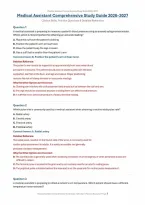 Medical Assistant Comprehensive Study Guide 2026&ndash;2027 &vert; Exam Prep