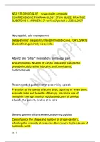 Nsg 533 Opioid Quiz &vert; Newest With Complete &NewLine;Comprehensive Pharmacology Study Guide&comma; Practice &NewLine;Questions & Answers &sol;&sol; Verified&sol;&sol;Graded A&plus;&sol;&sol;2026&sol;2027