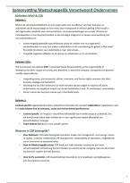Samenvatting MVO  - 17&sol;20&excl;&excl;&excl;&excl;&excl;