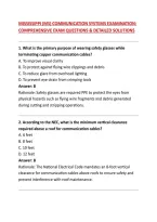 Mississippi &lpar;Ms&rpar; Communication Systems Examination&colon; Comprehensive Exam Questions & Detailed Solutions