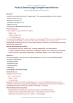 Medical Terminology Complete Study Bundle 2026&ndash;2027 &vert; Exam Prep & Practice