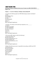 Test Bank for Evolutionary Analysis&comma; 5th Edition by Jon Herron and Scott Freeman &ndash; ISBN 9780321998378&comma; Comprehensive Evolutionary Biology Practice Questions&comma; Natural Selection&comma; Genetics&comma; Adaptation&comma; Study Guide & Exam Preparation