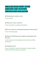 Amca Ekg Comprehensive Exam Prep&NewLine;Questions And Answers Study Guide