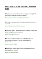Amca Ekg Final Paper Full&NewLine;Questions And Correct Answers&NewLine;Verified