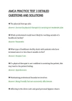 Amca Practice Test 3 Comprehensive&NewLine;Questions And Answers