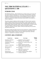 Nsg 3500 Maternal Exam 1 &mdash; Questions 1&ndash;100 