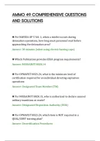 Ammo 49 Comprehensive Questions&NewLine;And Solutions