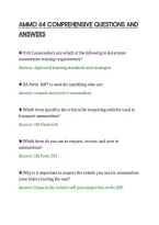 Ammo 64 Comprehensive Questions And&NewLine;Answers