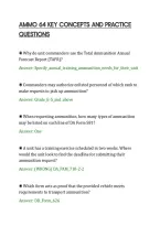 Ammo 64 Key Concepts And Practice&NewLine;Questions