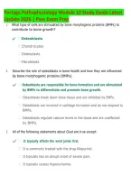 Portage Learning Pathophysiology Module 10 Study Guide 2026 &vert; Latest Update &vert; NURS 231 &sol; BIOD 331 &vert; Pass Exam Prep