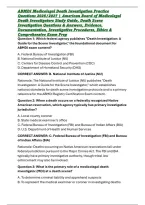 ABMDI Medicolegal Death Investigation Practice Questions 2026&sol;2027 &vert; American Board of Medicolegal Death Investigators Study Guide&comma; Death Scene Investigation Questions & Answers&comma; Evidence&comma; Documentation&comma; Investigative Procedures&comma; Ethics & Comprehensive Ex