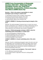 ABMDI Scene Documentation & Photography Questions 2026&sol;2027 &vert; Medicolegal Death Investigator Practice Test&comma; Death Scene Photography&comma; Documentation&comma; Evidence Recording&comma; Case Notes & ABMDI Exam Prep