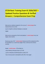  &NewLine;STCW Basic Training Exam &num;1 2026&sol;2027 &ndash; &NewLine;Updated Practice Questions & Verified Answers &vert; Comprehensive Exam Prep &NewLine;