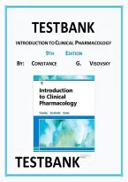 Introduction to Clinical Pharmacology&comma; 9th Edition &ndash; Constance G&period; Visovsky &ndash; Solutions Manual & Test Bank &ndash; Full Pack Chapters &ndash; Updated 2025&sol;2026 &ndash; Verified Answers &ndash; Instant Download