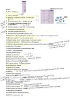 NSG 3450 Mental Health Exam 1 Review &lpar;Questions & Answers&rpar; Verified 100&percnt; Correct&excl;&excl;