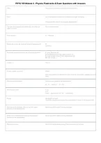 PHYS 165 Module 4 &vert; Physics Flashcards&comma; Practice Questions & Verified Answers &vert; Work&comma; Energy & Power Exam Prep &vert; Grade A&plus; &vert; 2026&ndash;2027&NewLine;