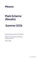 AS & A-Level EDEXCEL 2026 Politics Papers and Mark Schemes