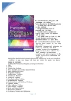Test Bank for Prioritization Delegation and Assignment 4th Edition LaCharity Chapter 1-22 Complete Guide Test Bank Prioritization&comma; Delegation&comma; and Assignment 4th Edition&NewLine;