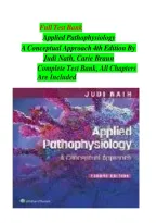 Full Test Bank&NewLine;Applied Pathophysiology&NewLine;A Conceptual Approach 4th Edition By  Judi Nath&comma; Carie Braun&NewLine;Complete Test Bank&comma; All Chapters  Are Included&NewLine;