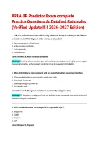 APEA 3P Predictor Exam complete Practice Questions & Detailed Rationales &lpar;Verified Update&excl;&excl;&excl;&excl;&excl; 2026&ndash;2027 Edition&rpar;&period;pdf&NewLine;&NewLine;