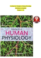 Test Bank for Principles of Human Physiology&comma; 6th Edition by Cindy L&period; Stanfield &vert; Chapters 1&ndash;24 Complete Questions&comma; Answers & Rationales &vert; ISBN 9780134169804