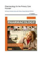 Test Bank - Pharmacology for the Primary Care Provider&comma; 4th Edition &lpar;Edmunds&comma; 2014&rpar;&comma; Chapter 1-73 Fully Covered