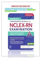 Saunders NCLEX-RN 9th Edition Test Bank 2026 &vert; Complete 2000&plus; Verified Answers &plus; Rationales &vert; Pass Guaranteed