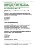WGU D027 Advanced Pathopharmacological Foundations 2026&sol;2027 Study Guide &vert; D027 OA Practice Questions & Answers&comma; Detailed Rationales&comma; Pathophysiology&comma; Pharmacology&comma; Disease Processes&comma; Pharmacokinetics & Exam Prep