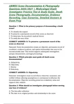 ABMDI Scene Documentation & Photography Questions 2026&sol;2027 &vert; Medicolegal Death Investigator Practice Test & Study Guide&comma; Death Scene Photography&comma; Documentation&comma; Evidence Recording&comma; Case Scenarios&comma; Detailed Answers & Exam Prep