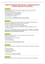 ALERRT Training Exam Test Ban1 Questions and Answers&NewLine;with Verified Solutions &vert; Latest Update 2026