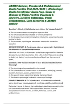ABMDI Natural&comma; Unnatural & Undetermined Death Practice Test 2026&sol;2027 &vert; Medicolegal Death Investigator Exam Prep&comma; Cause & Manner of Death Practice Questions & Answers&comma; Detailed Rationales&comma; Death Classification&comma; Case Scenarios & ABMDI Review