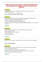ALERRT Training Exam Test Ban2&period; Questions and Answers&NewLine;with Verified Solutions &vert; Latest Update 2026