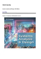Systems Analysis and Design&comma; 13th Edition by Scott Tilley &ndash; Test Bank with Questions and Rationalized Answers&comma; Chapters 1&ndash;13