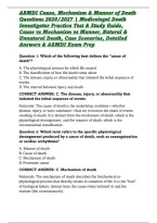 ABMDI Cause&comma; Mechanism & Manner of Death Questions 2026&sol;2027 &vert; Medicolegal Death Investigator Practice Test & Study Guide&comma; Cause vs Mechanism vs Manner&comma; Natural & Unnatural Death&comma; Case Scenarios&comma; Detailed Answers & ABMDI Exam Prep
