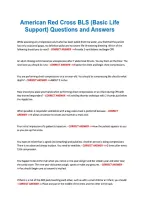 American Red Cross Exam Bundle - Question Banks with Correct Answers 