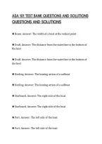 Asa 101 Exam BUNDLE