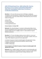 ANCC FNP Board Exam Prep &ndash;100&percnt; Verified 180&plus; Practice Questions &comma;Correct Answers and Detailed Explanations &ndash;2026&sol;2027 LatestUpdate&vert; Family Nurse Practitioner Certification Exam Review&period;&NewLine;
