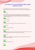 ALTA &lpar;4&rpar;-compressed Exam &vert; Questions and Answers&NewLine;with Verified Solutions &vert; Latest Update 2026